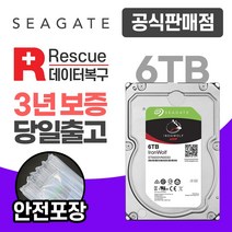 씨게이트 NAS 서버 하드디스크 HDD, 선택하세요, 6TB