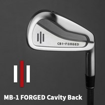기타 피팅 그라인드웍스 CB-1 단조 캐비티백 7아이언헤드, 단일 제품