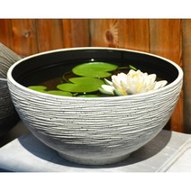수경 미니 연못 베란다 수반 연꽃 물풀 어항, 10.블랙L사이즈(구경45cm), 플라스틱, 바닥에 구멍이 없다, 1개