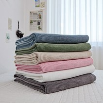 [메종텍스타일] 베르 면 벨로아 양면 패드 및 스프레드 K 6color, 블루