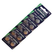 10개입 1.5V LR44 알카라인 버튼셀 건전지 단추형전지 계산기 완구 카메라