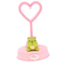 GHSHOP 밤 램프 모델과 Cotyledon 입상 아이 장난감 책상 플레이 하우스 홈 장식, 설명, 핑크, 설명