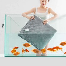 아기온수매트 온도조절기 해외용 카페트 지능형 전기, 기모그레이-160x80 cm-배관