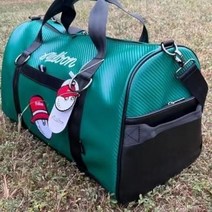 당구 큐 대 가방 개인 채 백 bag 새로운 골프 가방 의류 부드러운 가죽 소재 대형 스토리지 남자와 여자의, 07 patent leather green