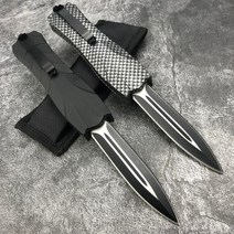 칼야외 생존 전술 나이프 BM OTF 접이식 포켓 ABS 핸들 고정 블레이드 EDC 도구 클립 크리스마스 선물, [01] Black handle