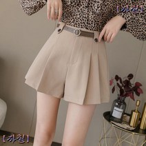 여성 골프 반바지 주름 a라인 봄 라운딩 연습복 일상 나들이복