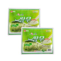 [푸른강산애] 종가댁 쌈무(와사비맛) 2.7kg_2EA, 2개, 2.7kg
