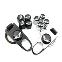 타이어 에어 밸브캡 G70 G80 G90 GV80 GV70 용품 타이어 휠 용품 카킹즈, 2. 제네시스 밸브 캡 실버