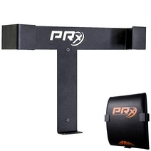 PRx Performance Abmat 보관함 복부 운동 매트 홀더 벽걸이 액세서리 미국산 블랙 파우더 코팅 공간 절약 가정 차고 또는 상업용 체육관 패드 보관 솔루션