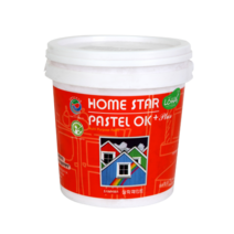 삼화 홈스타파스텔OK플러스 반광 1L 0.4L 친환경 목재 철재 몰딩 방문 페인트하다, 파랑