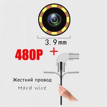 스마트폰내시경 카메라 산업용 배관 하수구 20m car endoscope 8mm flexible micro usb type c mini 하수 검사 android phone, 3.9mm 하드 케이블