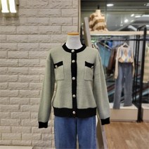 [트렌드컬렉션] SH02 파니 배색 가디건 TRCK22N43 (9073858)