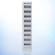 [6 x 36 덕트 홀] 벤트 커버 알루미늄 외부 리턴 그릴 HVAC 측벽 - 외부 에어 루버 방수 및 레인 블록. 야외 리턴 그릴. 알루미늄 절대 녹슬지 않습니다. 화이트 [7., 6 X 36