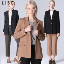 리스트 리스트 에덴 백 슬릿 원버튼 자켓