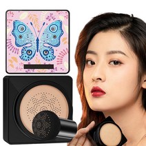 버섯 헤드 에어 쿠션 CC 메이크업 파운데이션 모이스처라이징 BB 크림 오래 지속되는 매트 컨실러 적용하기, 한개옵션1, 02 빨간