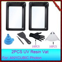 3D프린터 키트 고정밀 프린트 헤드 필라멘트 PLA 3DWOX 재료 ANYCUBIC Photon Ultra D2 Mono SE 4K 3D 프린터용 UV 송진 통 2 개, 6.Photon