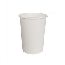 테이크아웃컵 일회용 음료 커피 약240ml 무지 종이컵 80파이 8온스(300개), 1개