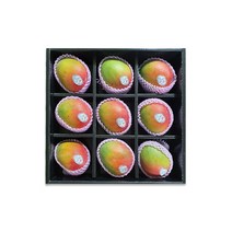 가든포레스트 페루 애플망고 3.6kg 대과 선물세트(9입), 단품없음