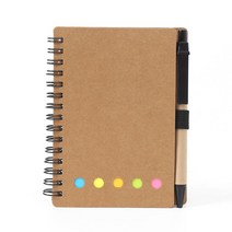 회원수첩 작은수첩 스프링노트 크라프트 볼펜수첩 써클