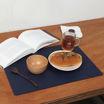 무무 테이블매트 가죽 식탁매트 사각, 핑크, 에이스쿠팡 본상품선택