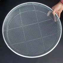 채반 돌 선별기 분리 모래 대형 거름망 가루 스텐, 42cm(구멍 지름 2mm)