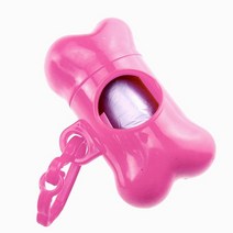 대형견 유모차 개모차 웨건 반려견 뼈 모양 쓰레기 디스펜서 봉투 비닐 개, 6.Pink - Box
