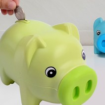 옛날 돼지 저금통 금고 목돈만들기 돈통 가정용 어린이 피규어