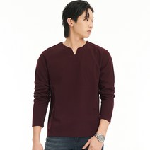데이블랙 남성용 브이 트임 긴 팔 티셔츠 DBL001101081
