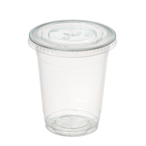 커피촌 PET 컵 410ml + 평뚜껑 세트, 4세트