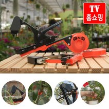 원예용 농작물 원터치 자동 결속기 2세트 BNS 무꺼락 고추대 꽃대 지지대 매듭 끈 테이프 스템플러 묶음기, 2개