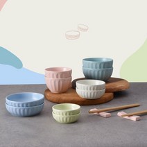 크라운포드 마카롱 홈세트 14P 그릇세트