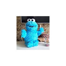 웃는엘모인형 엘모 굿즈 Elmo 세서미 스트리트 애착인형 선물, 33cm, 파란