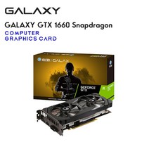 Galaxy new gtx 1660 gtx 1660 super ti 1660s 6gb 게임 그래픽 카드 gddr6 6g 192bit 비디오 카드 gpu placa de video, gtx 1660 스냅드래곤