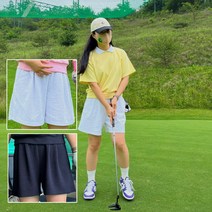 여성골프웨어 트레이닝반바지 테니스 연습장룩