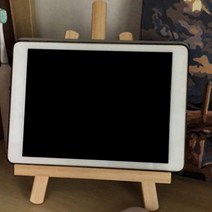 철제이젤 나무이젤 액자받침대 나무 목재 조절 그림 그리기 스탠드 이젤 프레임 아티스트 삼각대 디스플레이 선반 학교 학생, [01] Wood Color 14 20
