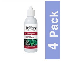 포터스 Comfrey 오일 아로마 허발 마사지 Potters Oil Aromatic Herbal Massage 75Ml 4개