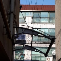 캐노픽스 1000 X 5900 테라스 비가림막 테라스 가제보 썬룸시공 펜스가림막 옥상 어닝, 그린렉산 검정 브라켓 검정 바