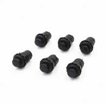 6pcs 자동 잠금순간 푸시 버튼 스위치 ds228 ds428 12mm 오프-온 푸시 버튼 스위치 3a125vac 1.5a250vac ds-228 ds-428, 6개 블랙, 자동 잠금