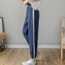 SALE 라인벌룬팬츠 알라딘바지 여름 여성 9부 면 바지