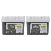 허브스토리 냉장고 탈취제 2개세트 160g 냄세제거, 참숯 2개