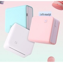 라벨터치 샌디마로 네임스티커 라벨프린터 무선 휴대용 흑백 포토프린터, 샌디마로 핑크