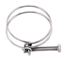 더블 와이어 호스 클램프 조절 가능한 스틸 와이어 클립 나사 스크류 구색 키트 키트 키트 0.83-0.98 0.98-1.14 1.10-1.26 인치, 직경이 25-29mm