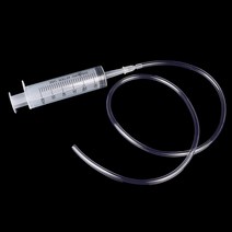 에폭시 주입기 수지 도구 용 튜브가있는 플라스틱 공급 주사기 재사용 가능한 펌프, 60ml