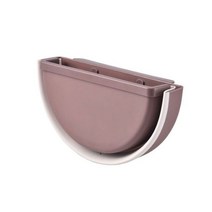 가정용 분리 수거함 쓰레기통 매달려 캐비닛 도어 화장실 폐기물 보관 벽 마운트 접이식 욕실 귀여운 홈 바구니 청소 도구, Coffee