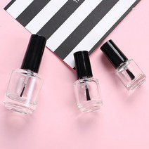 화장품 매니큐어 미니 유리 공병, 10ml, 1개