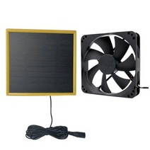 12V 5W 태양 배기 팬 공기 추출기 개 치킨 하우스 온실 5.6 인치 미니 인공 호흡기 전지 패널 전원, 01 초콜렛