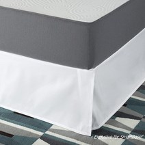 지누스 스마트베이스 침대보 / 35.6cm(14인치) 드롭 / 스마트베이스와 함께 사용 / 손쉬운 탈착 디자인 킹, 14 Drop