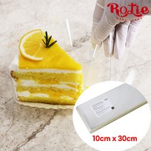 로티 조각케이크용 케이크 띠지 10cmX30cm 1000장, 1개