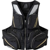 Shimano 일본 시마노 리미티드 프로 VF 110V 구명조끼 낚시 베스트 블랙, 리미티드 블랙, XL, 리미티드 블랙