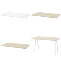 이케아 TROTTEN 트로트 사무용책상/테이블 TROTTEN 트로텐 책상 베이지/앤트러싸이트 140x80 cm